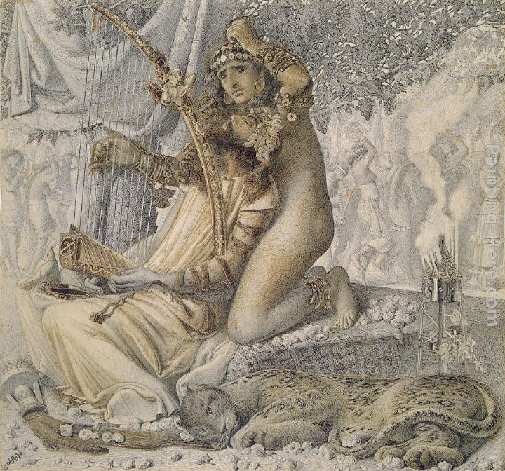 Simeon Solomon 'Babylon hath been a golden cup'